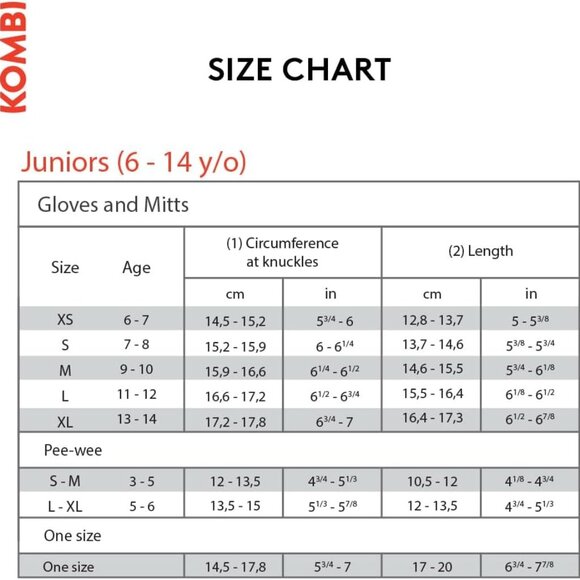 SOLD!!! KOMBI - Original Waterguard Mittens - Junior Unisex Kids - Picture 4 of 4